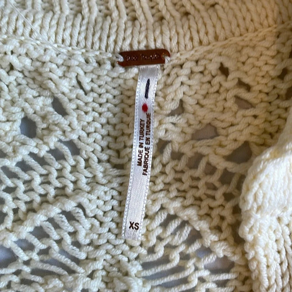 Free People Elton Crochet Mini Dress Size XS - Picture 4 of 12